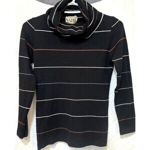 Vintage VAMP by Koret Wool Rib-Knit Turtleneck Sweater Made in British Hong Kong